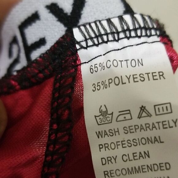 Sexy Baby Printed  Red Bra / Lingerie set size Medium - Picture 9 of 11